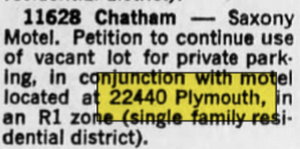 Royal Budget Inn (Saxony Motel) - Jul 03 1971 Article